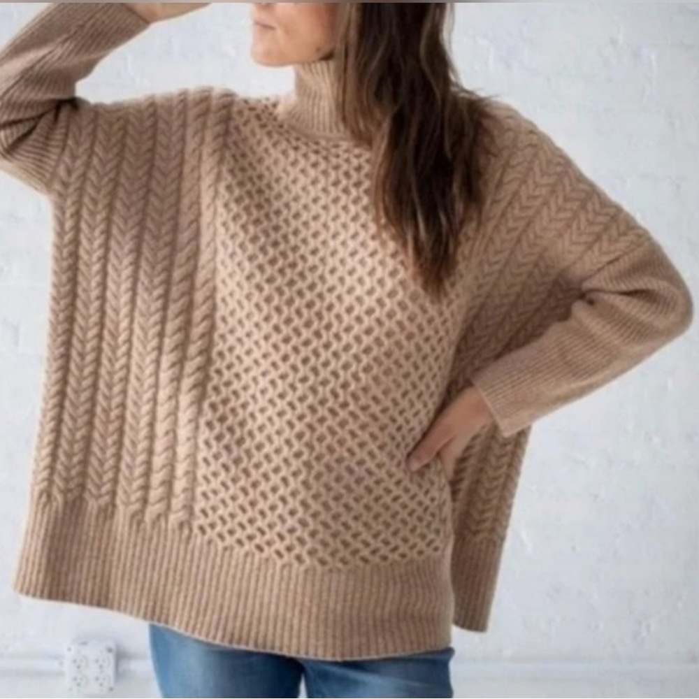 AYR Le Square Turtleneck Sweater- XL